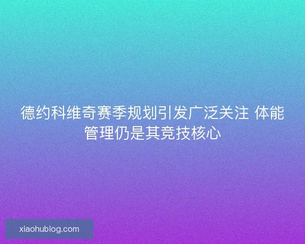 德约科维奇赛季规划引发广泛关注 体能管理仍是其竞技核心